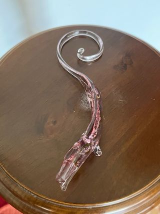 Statua coccodrillo vetro Murano anni '70