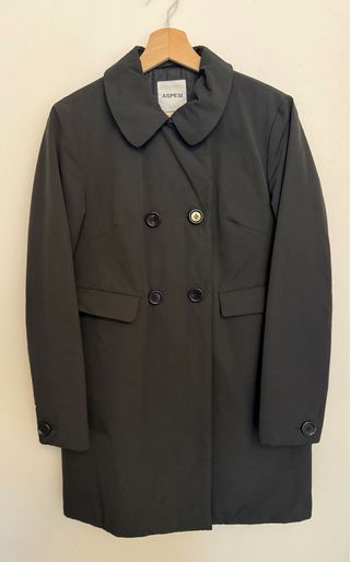 Aspesi cappotto imbottito nero