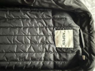 Aspesi cappotto imbottito nero