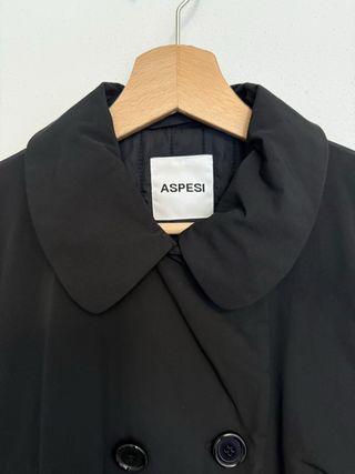 Aspesi cappotto imbottito nero