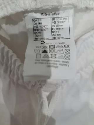 Kimono Judo 160cm con cinturon Blanco Décathlon