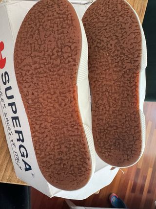 Zapatillas Superga Velcro Blancas Talla 36