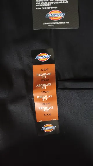 Pantalones Dickies Flex Negro Hombre Talla 32x30
