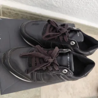 Zapatillas Tommy Hilfiger Mujer Talla 37 Negras