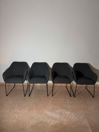 4 Sillas Tossberg Grises