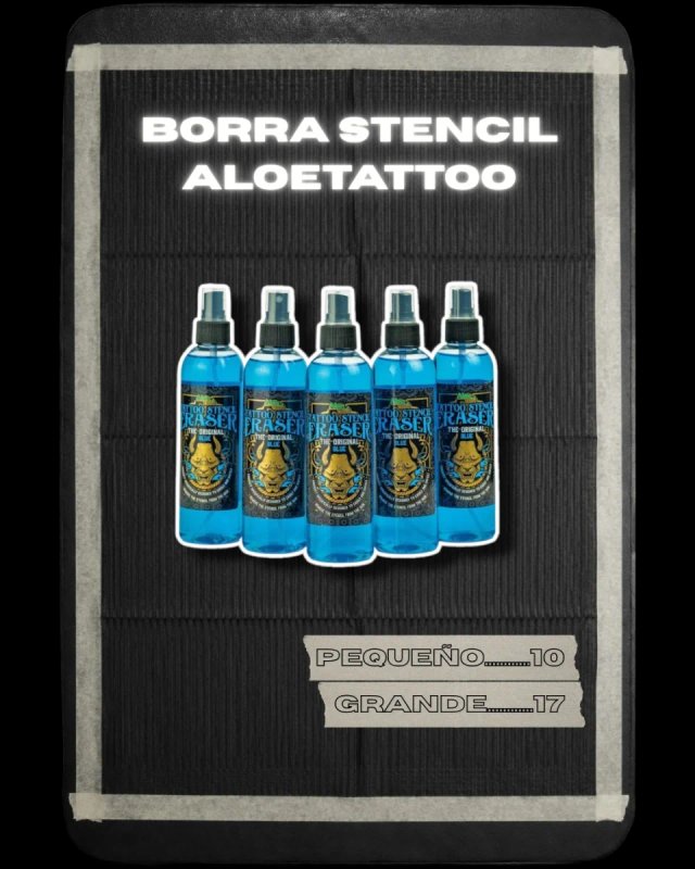 Borra stencil Aloetattoo 100ml y 250ml
