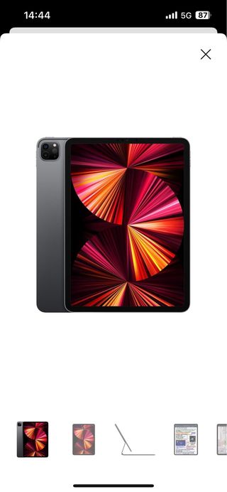 iPad Pro 11 (2021) 3ª Gen 128GB Grigio Siderale