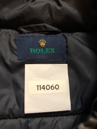 Gilet piumino Rolex blu scuro