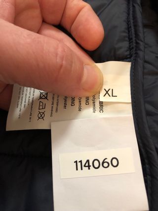 Gilet piumino Rolex blu scuro