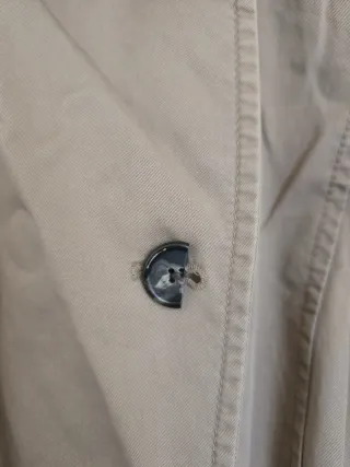 Gabardina Zara camel talla S