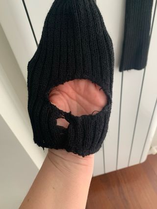 Calentadores de piernas ballet negros