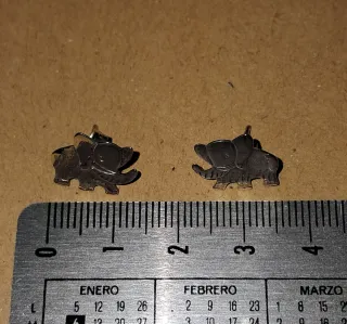 Pendientes Plata de Ley Elefante