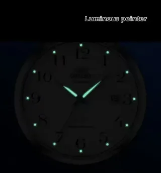 Reloj Orient Automático Plata y Blanco Nuevo