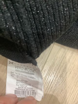 Jersey Vero Moda negro con brillos