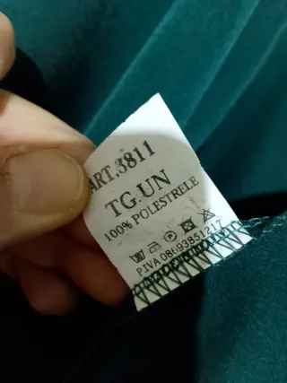 Abito lungo verde donna