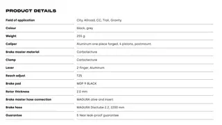 Magura MT5 (pareja) nuevos con garantía