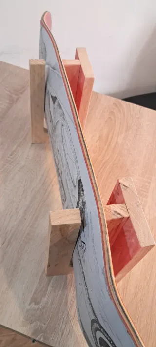 Soportes de madera para skate