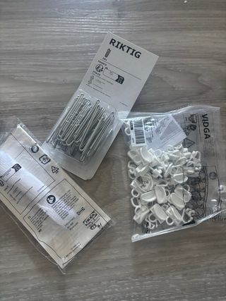 Cortina de salón beige + visillo blanco