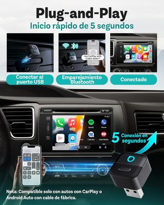 Ottocast Mini Pico 2026 CarPlay Inalámbrico