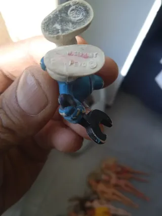 Lote Pitufos Antiguos Muñecos Colección