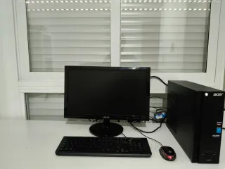 Ordenador Acer Negro Completo