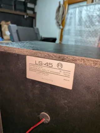 Coppia Casse Kenwood LS-45 Perla Nera