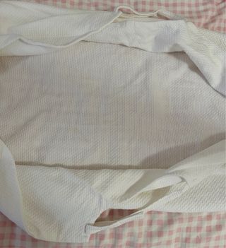 Funda capazo y/o carrito bebé blanca