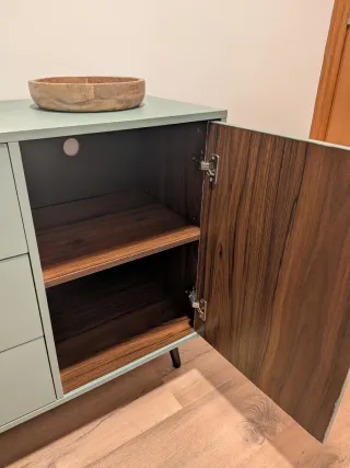 Mueble recibidor madera