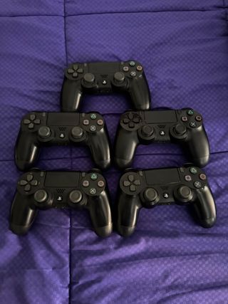 Lote 5 mandos PS4 (PlayStation 4) para reparar