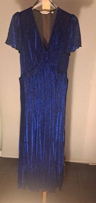Vestido NAF NAF azul brillante talla M