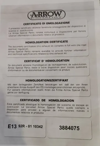 Escape Arrow Pro Race Honda X-ADV 750