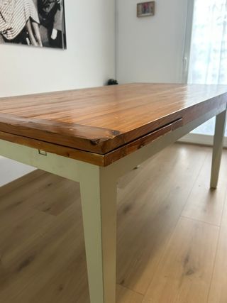 Mesa extensible madera maciza 160-240cm