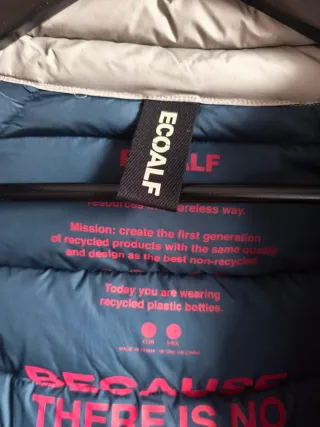 Plumífero Ecoalf Talla S Gris