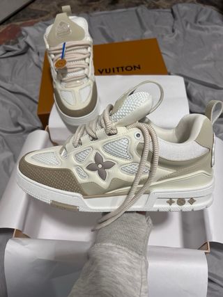 Scarpe Louis Vuitton LV Skate Beige EU43