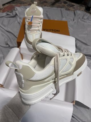 Scarpe Louis Vuitton LV Skate Beige EU43