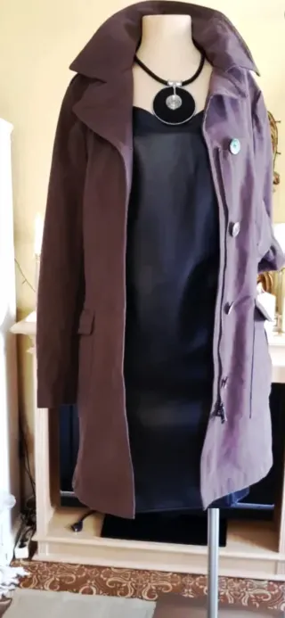 Gabardina Benetton Marrón