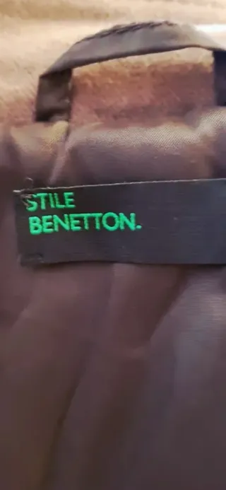 Gabardina Benetton Marrón