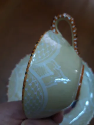 Tazza da collezione dipinta a mano