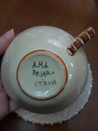 Tazza da collezione dipinta a mano