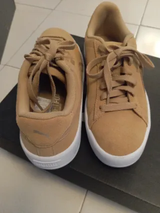 Zapatillas Puma Beige Plataforma