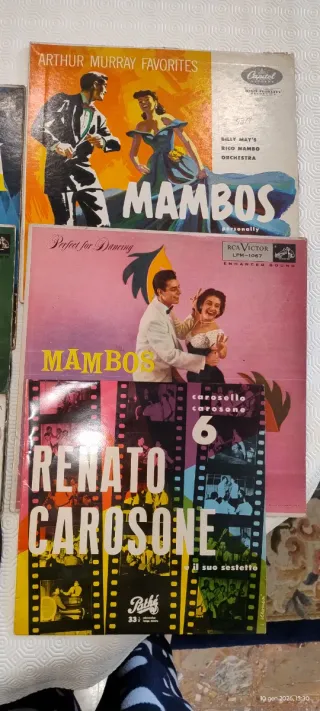 15 Vinili 33 Giri - James Last & Pavarotti,mambo