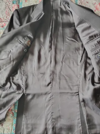 Completo uomo nero taglia 48