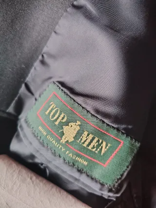 Completo uomo nero taglia 48