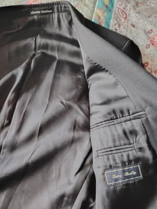 Completo uomo nero taglia 48