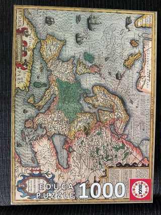 Puzzle Educa 1000 piezas Mapa Antiguo