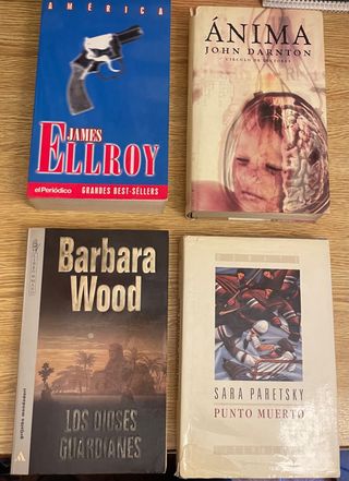 Lote 9 novelas intriga thriller / 2 euros el lote