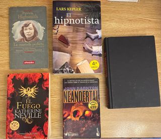 Lote 9 novelas intriga thriller / 2 euros el lote