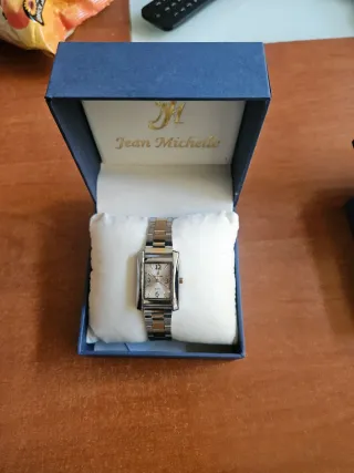 Reloj Jean Michelle Mujer Oro y Plata