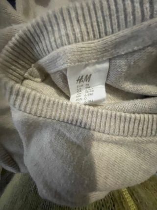 Cardigan H&M 9/12 mesi lana beige