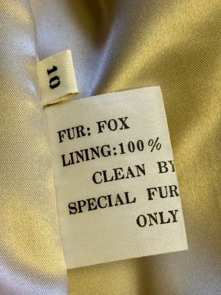 Abrigo de zorro Escocia Talla M/L